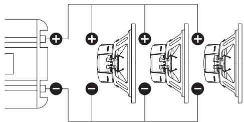 FOCAL ACCESS SUBWOOFERS - Examples and configurations for various multiples of subwoofoers: - 2