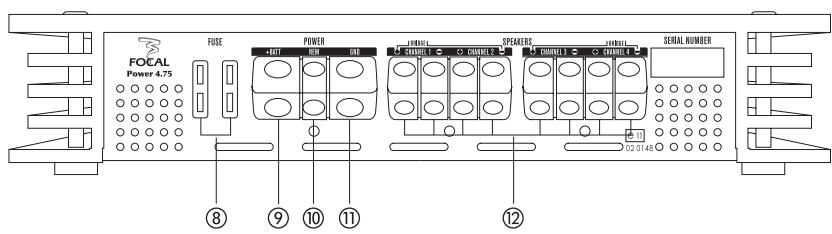 FOCAL POWER AMPLIFIERS - Focal Power 1.800 mode bridgé - 8