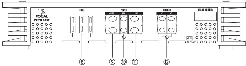 FOCAL POWER AMPLIFIERS - Focal Power 1.800 - 2