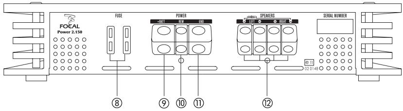 FOCAL POWER AMPLIFIERS - Focal Power 1.800 bridge mode - 6