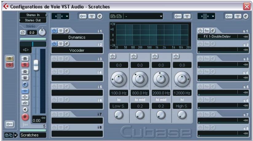 STEINBERG CUBASE SX - Utilisation des configurations de voie - 1