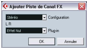 STEINBERG CUBASE SX - Ajouter une piste d'effet - 1