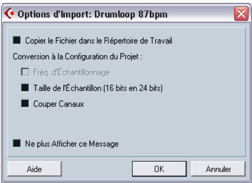 STEINBERG CUBASE SX - Importer un média... - 3
