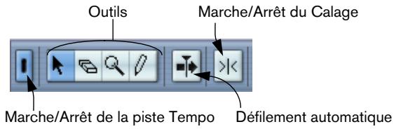 STEINBERG CUBASE SX - La barre d'outils - 1