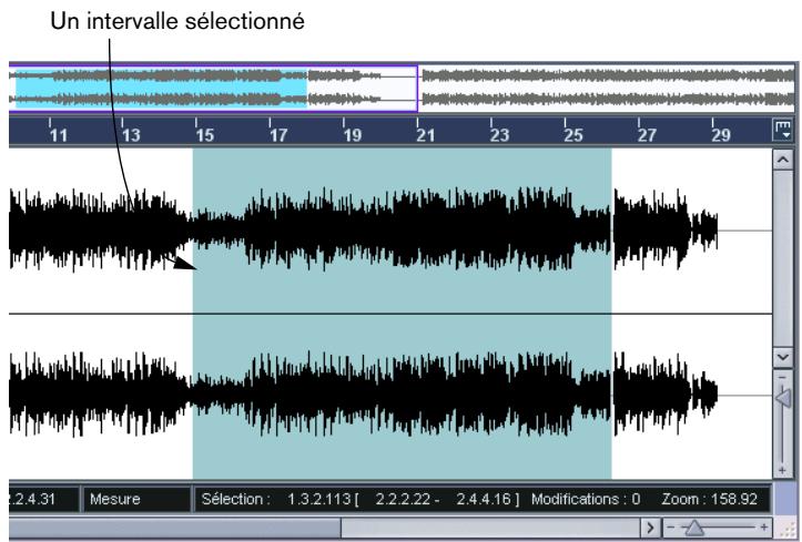 STEINBERG CUBASE SX - Faire des sélections - 1