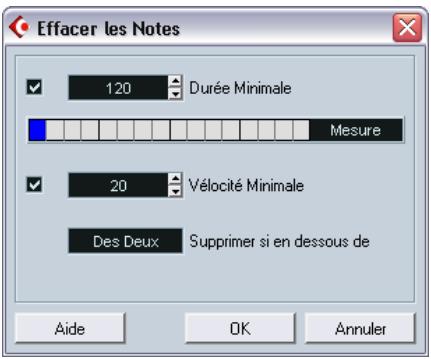 STEINBERG CUBASE SX - Effacer les notes - 1