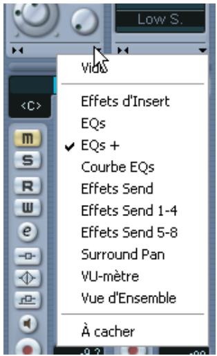 STEINBERG CUBASE SX - Sélection individuelle pour chaque voie - 1