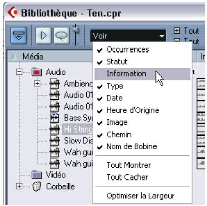 STEINBERG CUBASE SX - Personnaliser la visualisation - 1