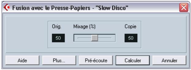 STEINBERG CUBASE SX - Fusion avec le presse-papiers - 1
