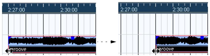 STEINBERG CUBASE SX - Changer la taille des événements - 2
