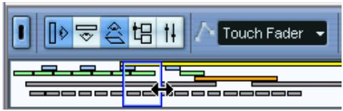 STEINBERG CUBASE SX - Zoom et navigation dans la ligne d'aperçu - 2