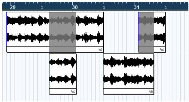 STEINBERG CUBASE SX - Superposition d'événements - 1