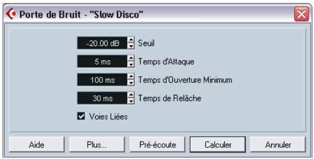 STEINBERG CUBASE SX - Noise gate (porte de bruit) - 1
