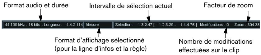 STEINBERG CUBASE SX - La ligne d'infos - 1