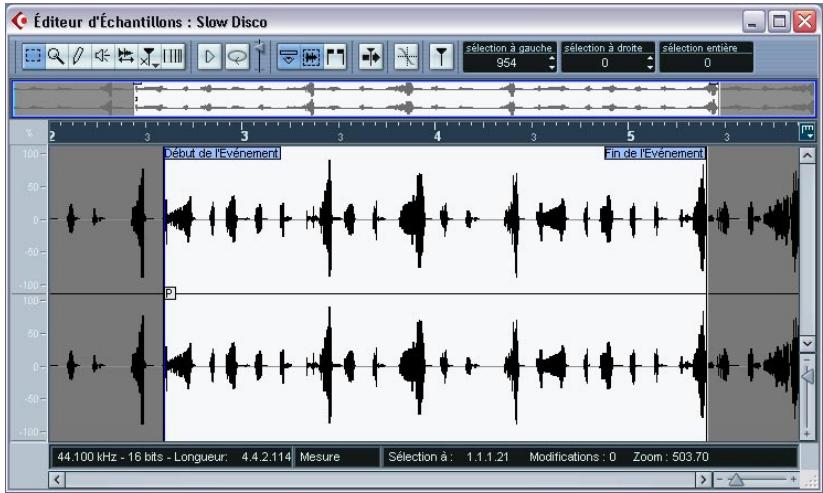 STEINBERG CUBASE SX - Montrer l'événement audio - 1