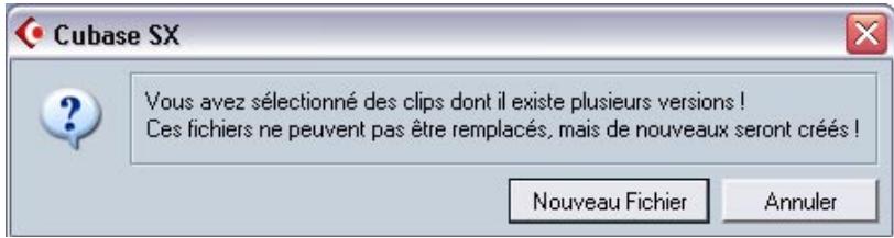 STEINBERG CUBASE SX - Geler les modifications - 2