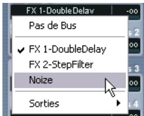 STEINBERG CUBASE SX - Configurer les départs (Sends) - 1