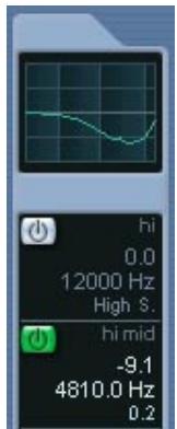STEINBERG CUBASE SX - Procédureaux réglages de l'égaliseur (EQ) - 1
