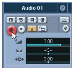 STEINBERG CUBASE SX - Préparer une piste à l'enregistrement - 1