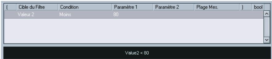 STEINBERG CUBASE SX - Recherche de la valeur 1 ou de la valeur 2 - 1