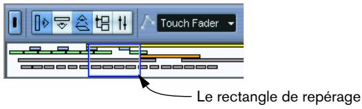 STEINBERG CUBASE SX - Zoom et navigation dans la ligne d'aperçu - 1