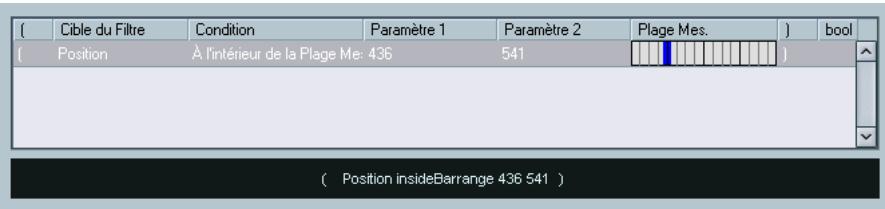 STEINBERG CUBASE SX - Rechercher les événements se trouvant à certains endroits - 2