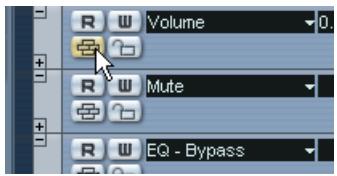 STEINBERG CUBASE SX - Rendre muettes des sous-pistes d'automatisation - 1