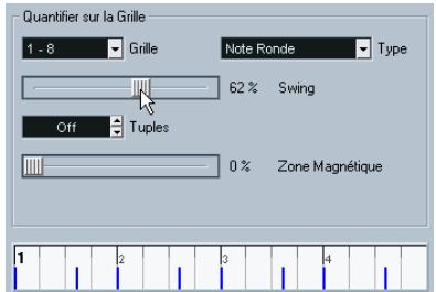 STEINBERG CUBASE SX - Les menus locaux grille et type - 3