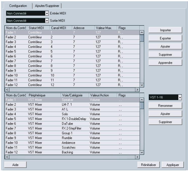 STEINBERG CUBASE SX - Le périphérique générique - 2