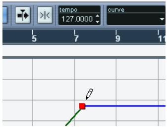 STEINBERG CUBASE SX - Ajouter des points de courbe de tempo - 1