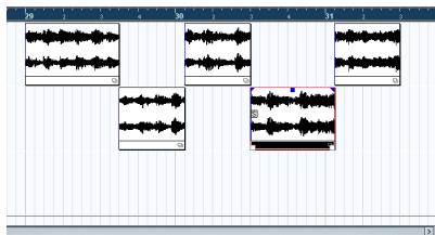 STEINBERG CUBASE SX - La règle et la ligne d'infos - 3