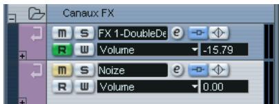 STEINBERG CUBASE SX - Ajouter une piste d'effet - 2