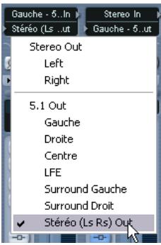 STEINBERG CUBASE SX - Assigner les voies via les sous-bus - 1