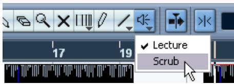 STEINBERG CUBASE SX - Scrub (écoute dynamique) - 1