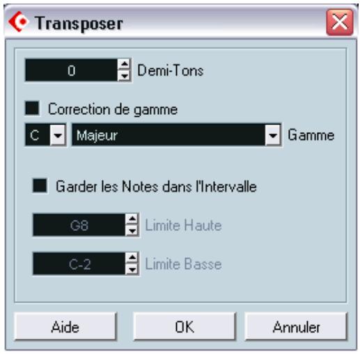 STEINBERG CUBASE SX - Transposer - 1