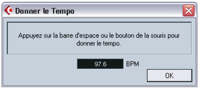 STEINBERG CUBASE SX - Utiliser donner le tempo - 1