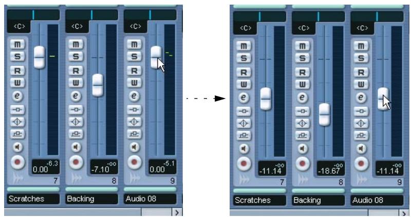 STEINBERG CUBASE SX - Qu'est-ce qui sera lié ? - 1