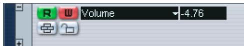 STEINBERG CUBASE SX - Utiliser les boutons écrite/lire l'automatisation - 2