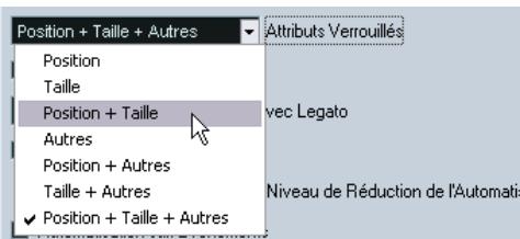 STEINBERG CUBASE SX - Verrouiller les événements - 1