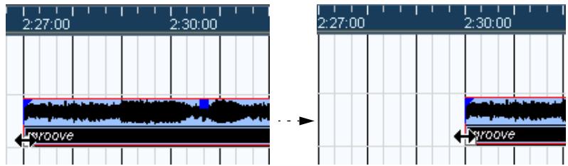 STEINBERG CUBASE SX - Changer la taille des événements - 3