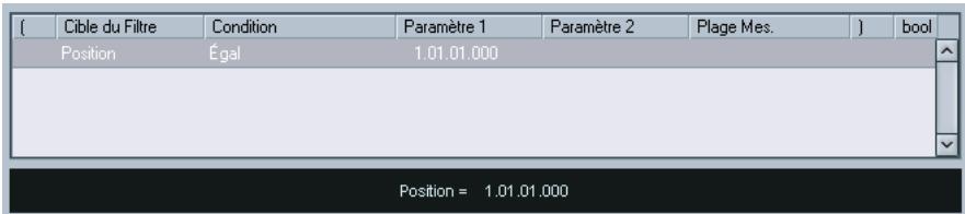 STEINBERG CUBASE SX - Rechercher les événements se trouvant à certains endroits - 1