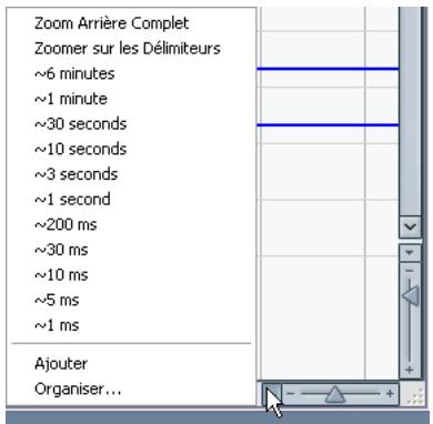 STEINBERG CUBASE SX - Préréglages de zoom et marqueurs de cycle - 1
