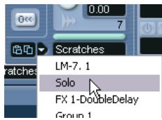 STEINBERG CUBASE SX - Copier des réglages entre deux voies audio - 2