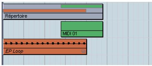 STEINBERG CUBASE SX - Travailler avec des conteneurs répertoire - 2