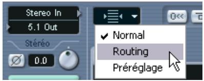 STEINBERG CUBASE SX - Utiliser des effets mono ou stéréo dans une voie surround (cubase SX uniquement) - 1