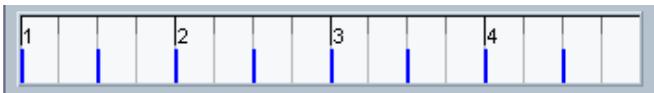 STEINBERG CUBASE SX - Affichage de la grille - 1