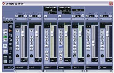 STEINBERG CUBASE SX - Ouvrir la console - 3
