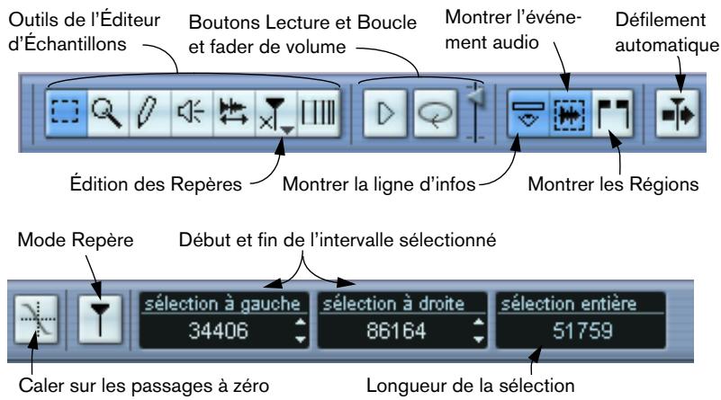 STEINBERG CUBASE SX - La barre d'outils - 1
