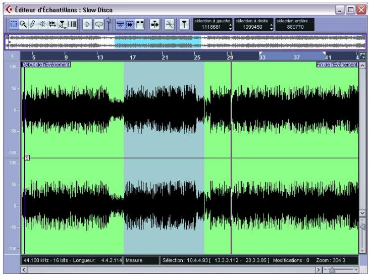 STEINBERG CUBASE SX - Ouvrir l'éditeur d'échantillons - 1