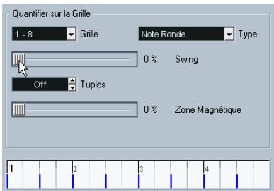 STEINBERG CUBASE SX - Les menus locaux grille et type - 2